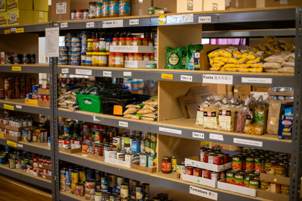 Food pantry and hot meals
